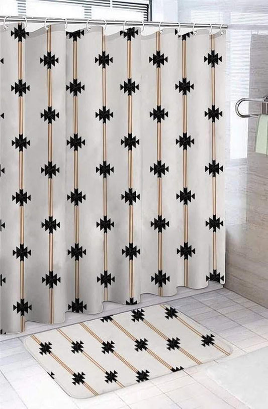 aztec shower curtain