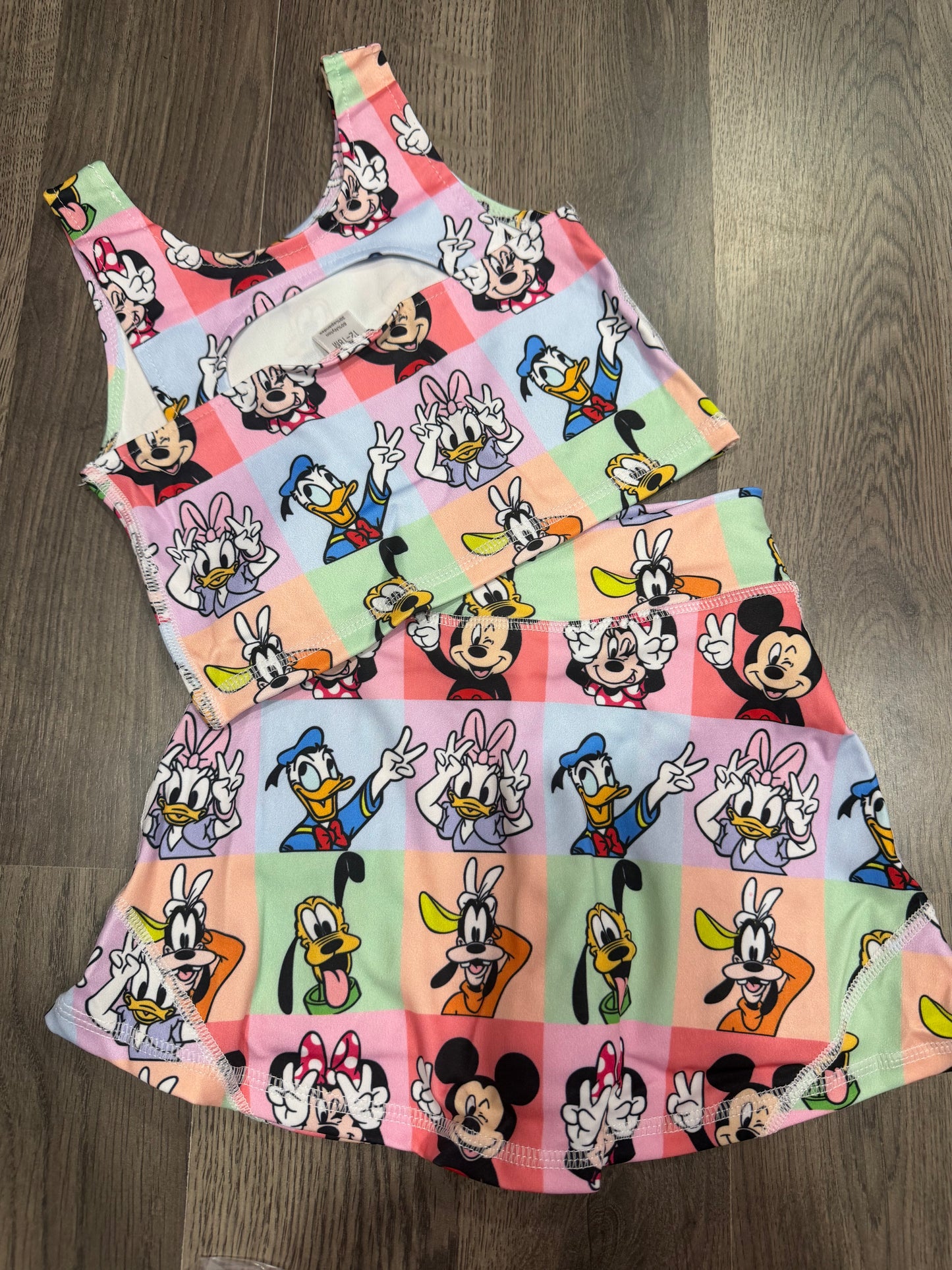 Athletic skorts set