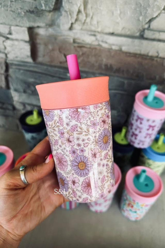 Floral kids cup