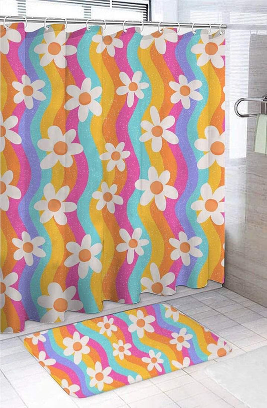 groovy shower curtain